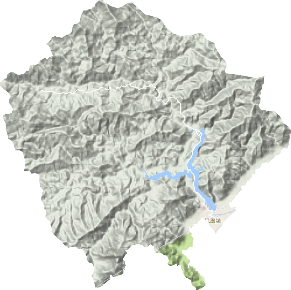 鳳凰鎮地形圖