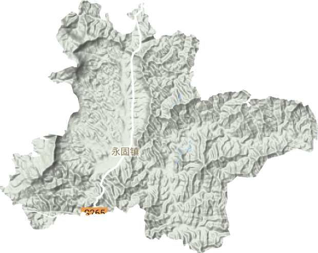 永固鎮地形圖
