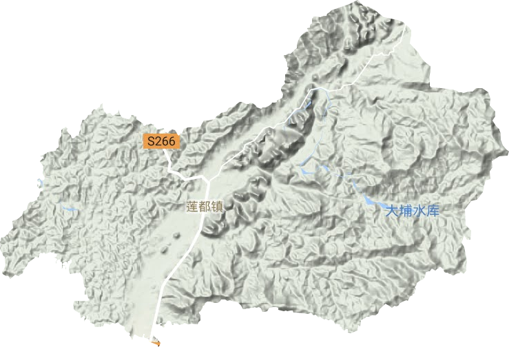 連都鎮地形圖