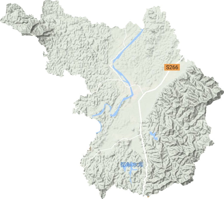 南豐鎮地形圖
