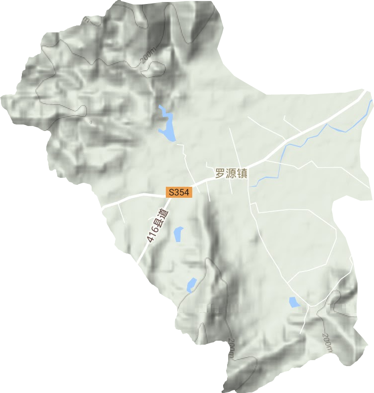 羅源鎮地形圖