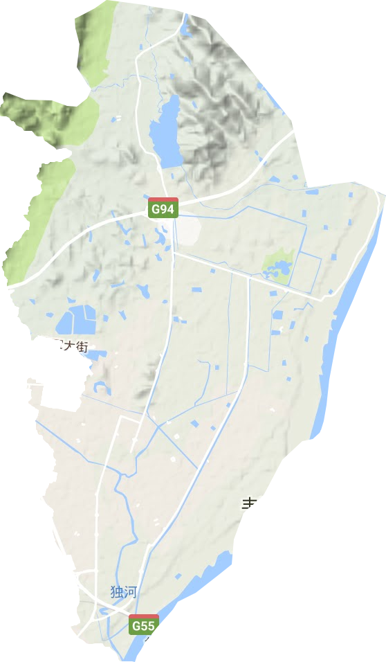 肇慶高新技術產業開發區地形圖