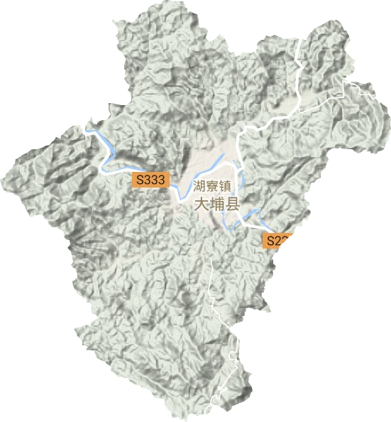 湖寮鎮地形圖