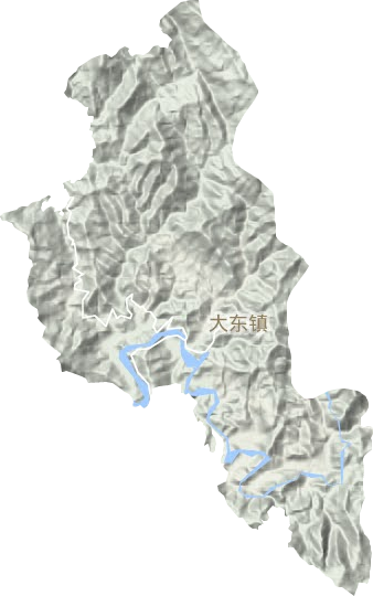 大東鎮地形圖