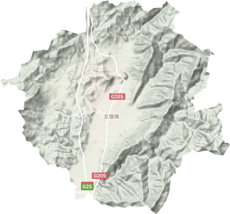文福鎮地形圖