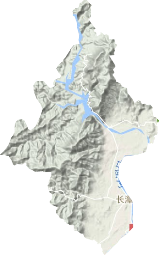 長潭鎮(zhèn)地形圖