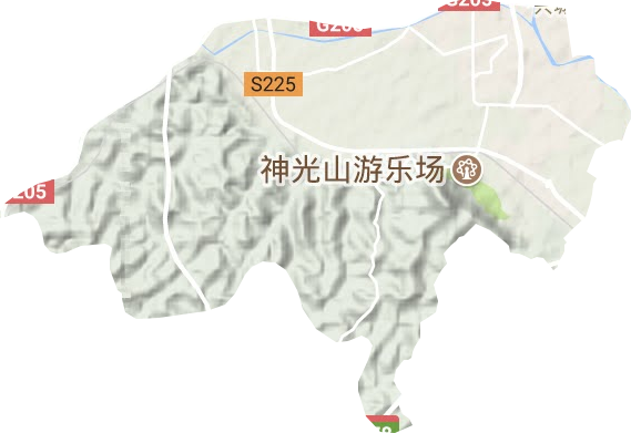 福興街道地形圖