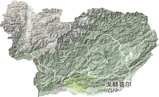 錯(cuò)那縣地形圖