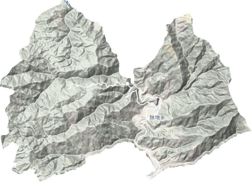 漾江鎮地形圖