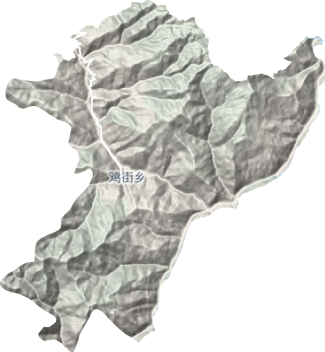雞街鄉地形圖