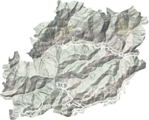 樂秋鄉地形圖
