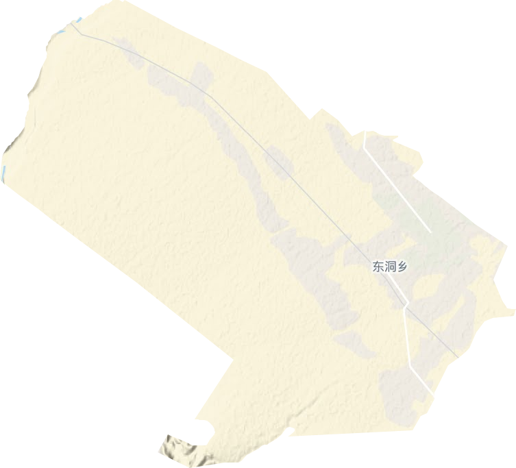 東洞鄉(xiāng)地形圖