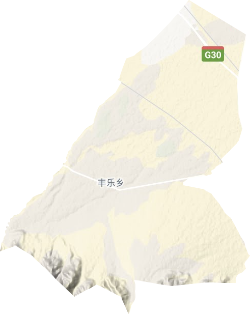 豐樂鄉(xiāng)地形圖