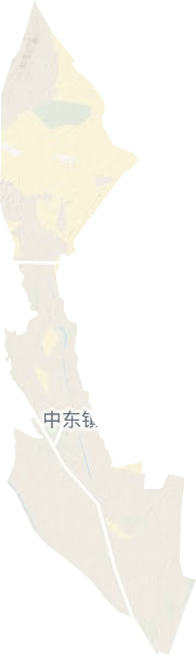 中東鎮地形圖