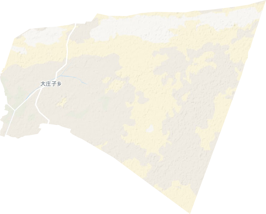 大莊子鄉地形圖