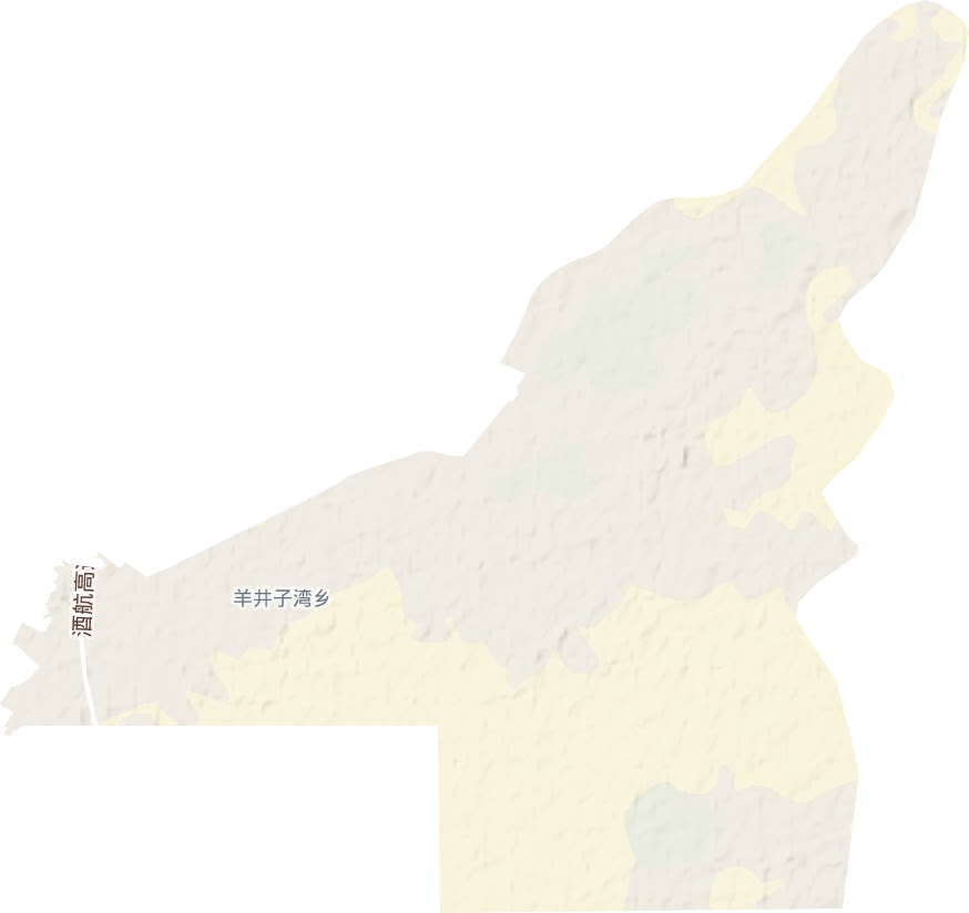 羊井子灣鄉地形圖