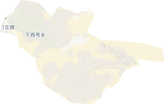 下西號鄉地形圖