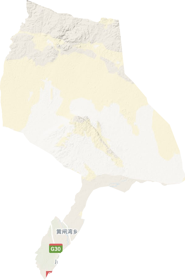玉門市黃閘灣鄉(xiāng)地形圖