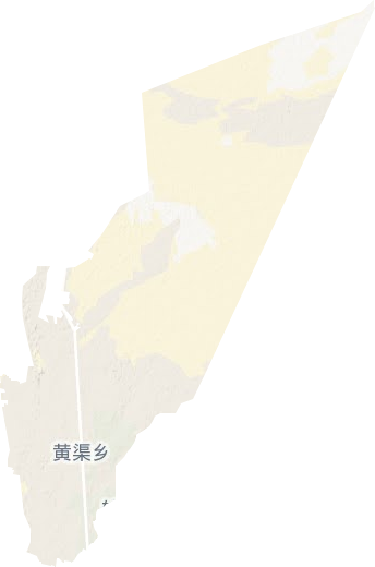 黃渠鄉(xiāng)地形圖