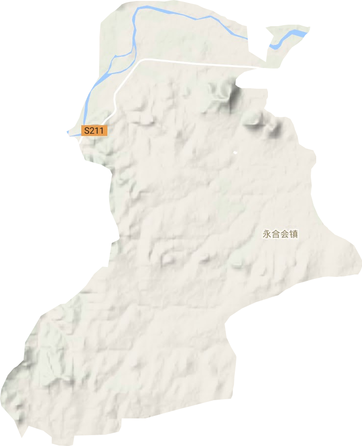 永合會鎮地形圖