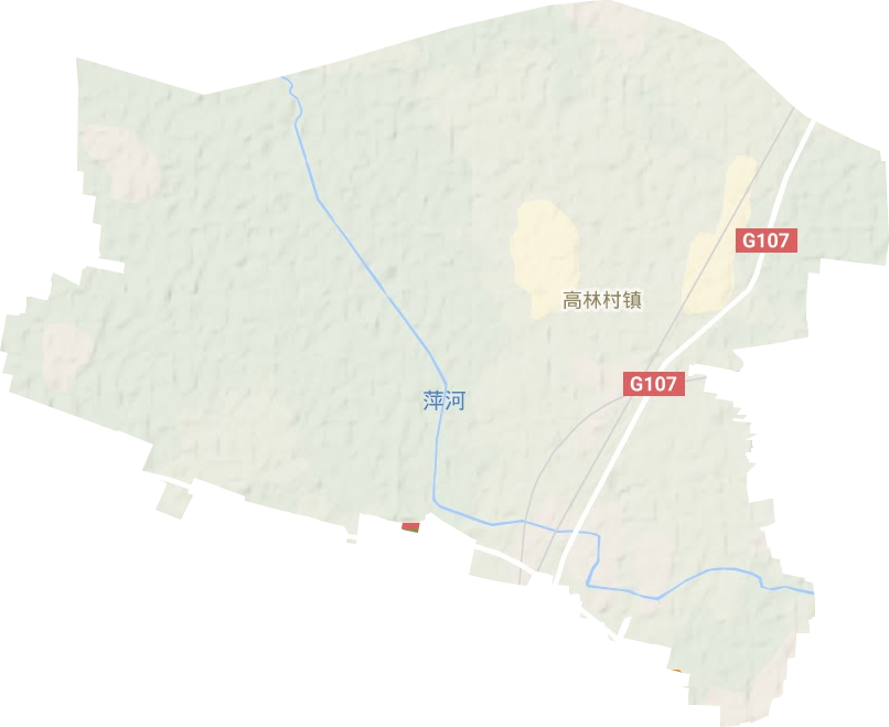 高林村鎮地形圖