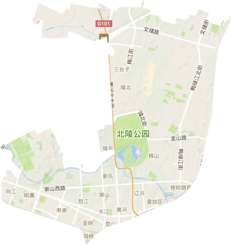 皇姑區(qū)地形圖