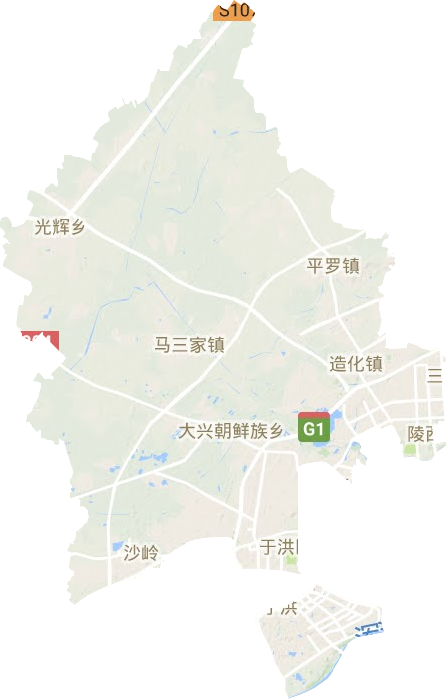 于洪區地形圖