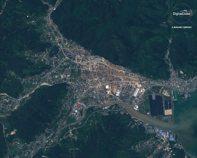 DigitalGlobe發(fā)布日本洪災(zāi)地區(qū)高分辨率衛(wèi)星圖像，以助力災(zāi)害救援工作
